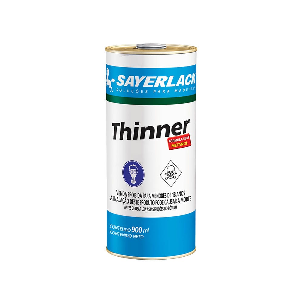 THINNER  ESPECIAL SAYERLACK 1 LITRO (DILUIÇÃO)
